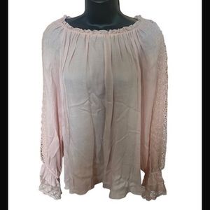 Blush pink blouse